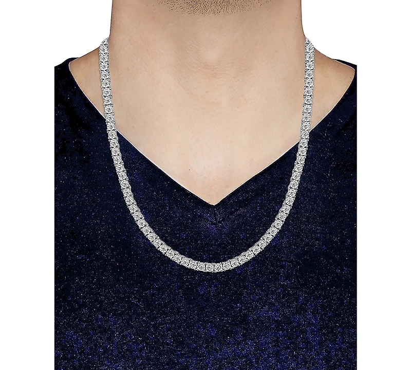 Men's Diamond Link 24" Necklace (2 ct. t.w.) 10k Gold