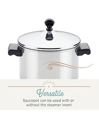Farberware Classic Series Stainless Steel 4-Qt. Saucepot & Lid