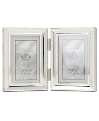 Metal Double Picture Frame with Inner Beading