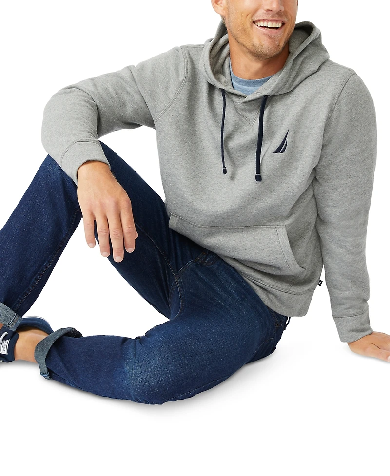 Nautica Men's Logo Fleece Hoodie