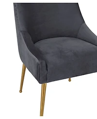 Beatrix Pleated Velvet Side Chair