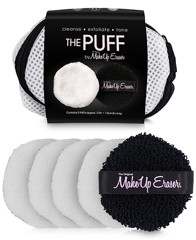 MakeUp Eraser 6-Pc. Toner & Exfoliating Puff Set