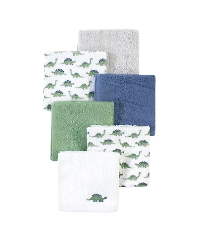Luvable Friends Boys Set of Six Woven Washcloths