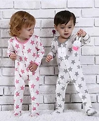 Earth Baby Outfitters Boys Girls Star Footed Coverall