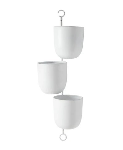Contemporary Metal Hanging Wall Planter Rack