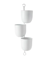 Contemporary Metal Hanging Wall Planter Rack