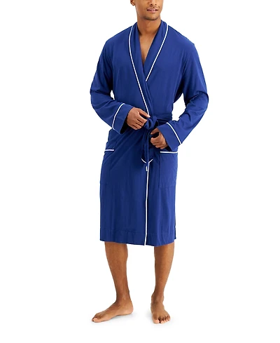 Club Room Men's Tipped Robe, Created for Macy's