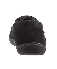 Isotoner Signature Men's Microterry Jared Moccasin Slippers with Memory Foam