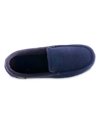 Isotoner Signature Men's Microterry and Waffle Travis Moccasin Slippers