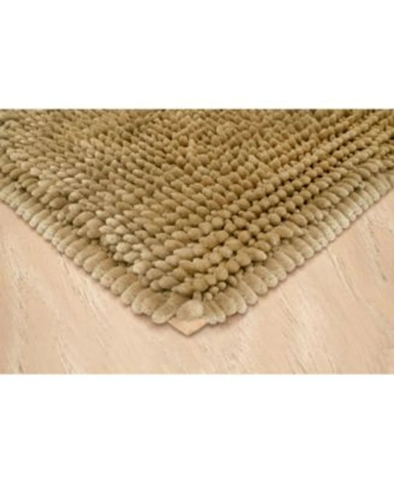 Laura Ashley Butter Chenille Bath Mats