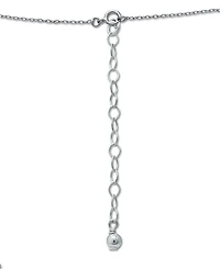 Giani Bernini Simulated Blue Sapphire and Cubic Zirconia Cross Pendant