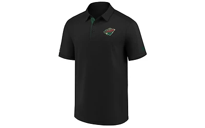 Majestic Minnesota Wild Men's Locker Room Performance Polo