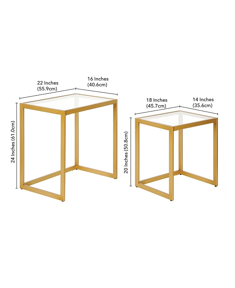 Rocco Nesting Side Table, Set of 2