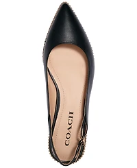Coach Women's Vae Studded Slingback Flats