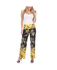 Women's Floral Paisley Printed Palazzo Pant