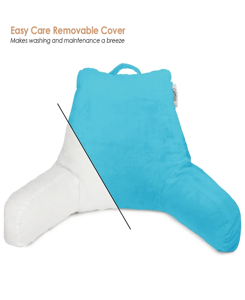 Nestl Shredded Memory Foam Reading Backrest Pillow