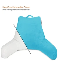 Nestl Shredded Memory Foam Reading Backrest Pillow