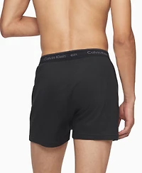 Calvin Klein Men's 3-Pack Cotton Classics Knit Boxers Underwear