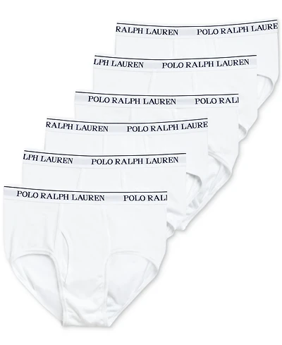 Polo Ralph Lauren Men's 6-Pack Classic-Fit Midrise Briefs