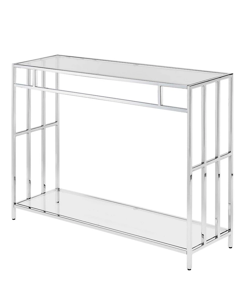 Mission Glass Console Table