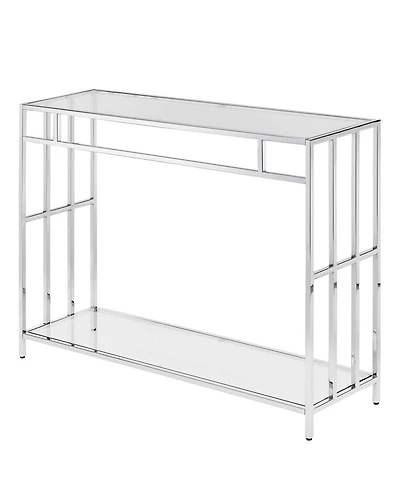 Mission Glass Console Table