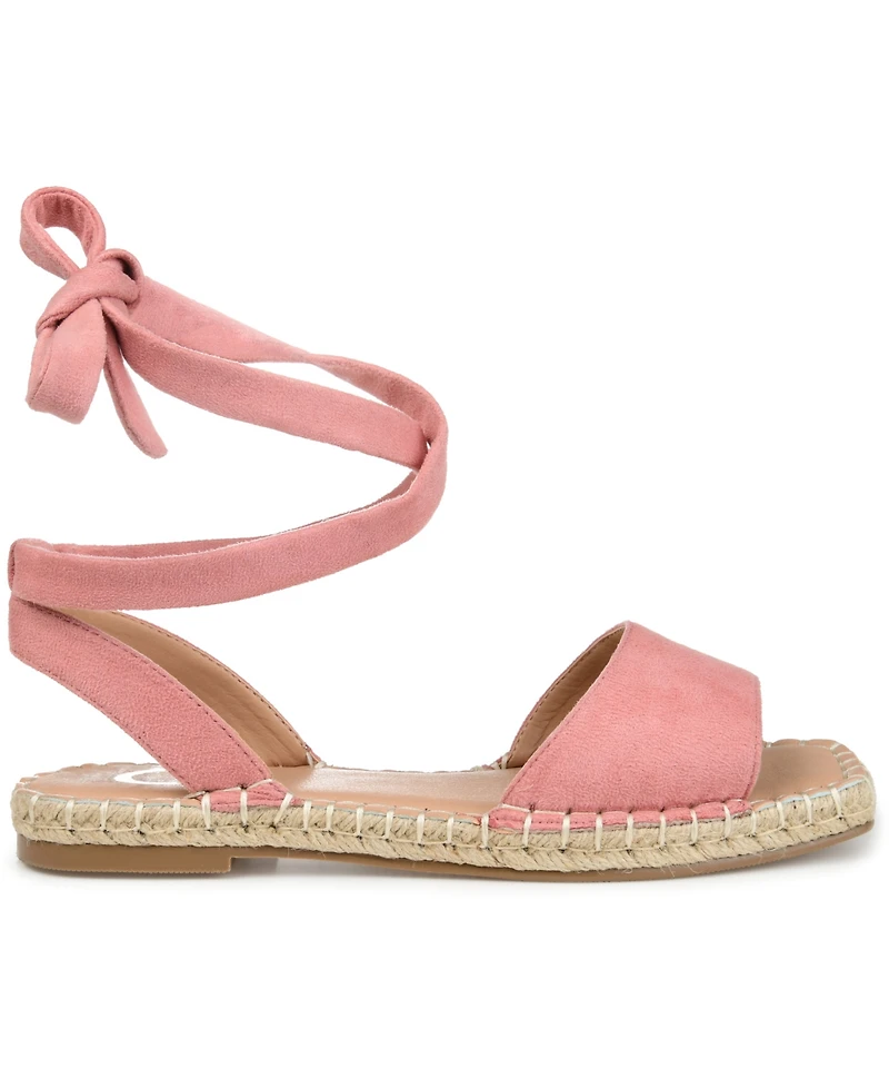 Journee Collection Women's Emelie Espadrille Flat Sandals