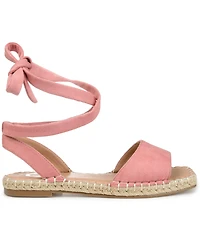 Journee Collection Women's Emelie Espadrille Flat Sandals