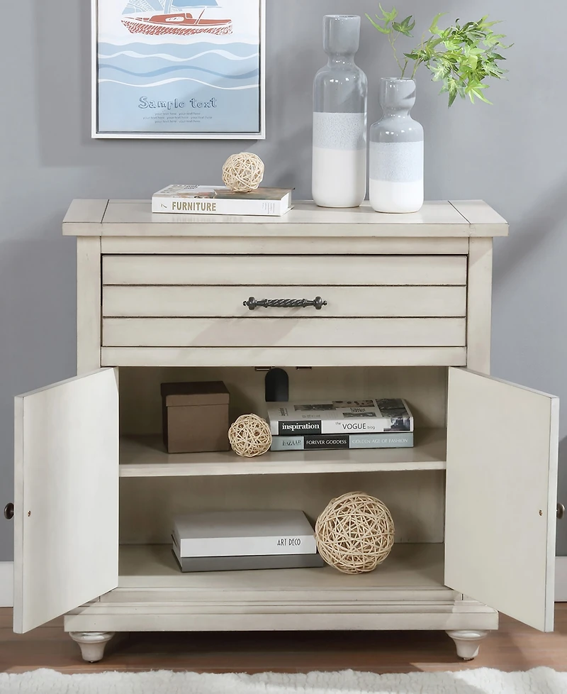 Furniture of America Satter Double Door Hallway Cabinet