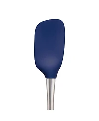 Tovolo Flex-Core Stainless Steel Handled Spoonula, Silicone Spoon Spatula Head