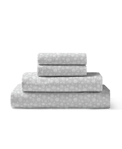 Brielle Home Cotton Flannel 4-Pc. Sheet Set, California King