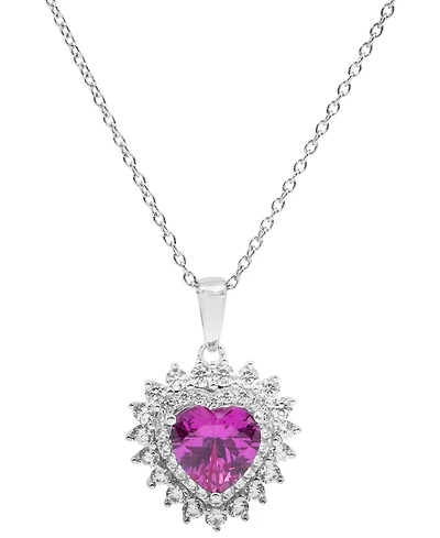 Women's Heart Pendant Necklace in Sterling Silver