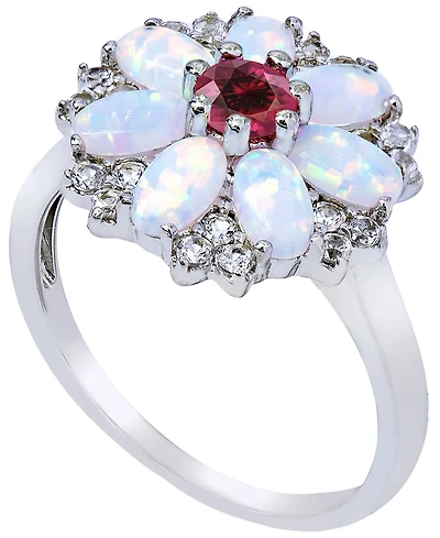 Women's Flower Ring in Sterling Silver