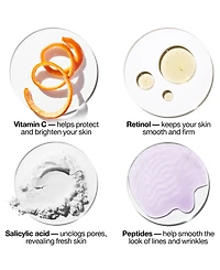 Clinique Smart Night Clinical Md Multi-Dimensional Repair Treatment Retinol Serum, 1 oz.
