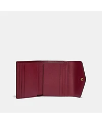 Coach Wyn Small Leather Wallet In Colorblock Signature Canvas