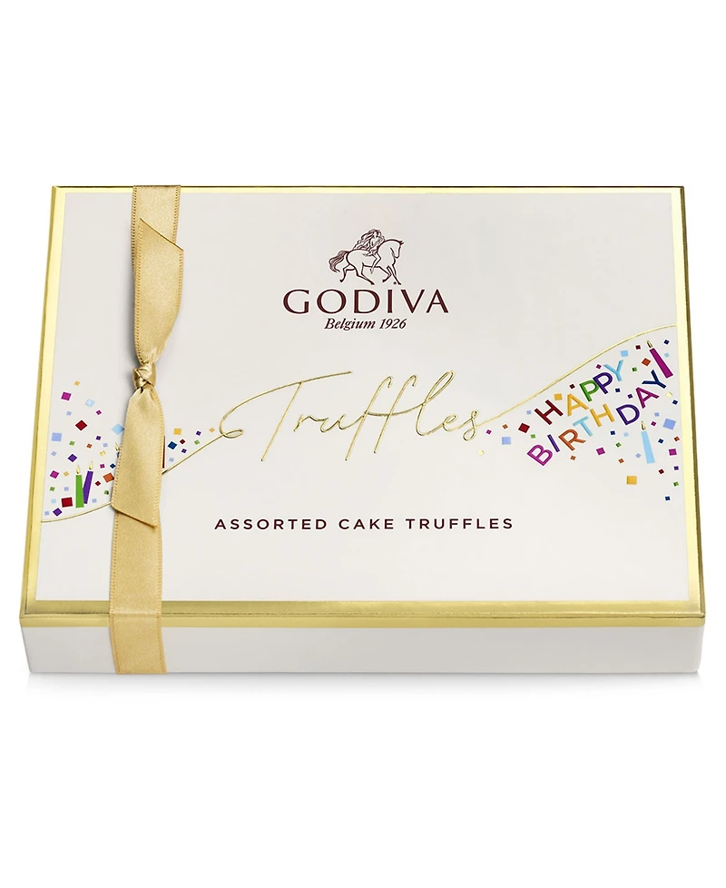 Godiva Happy Birthday Truffle Gift Box, 12 Pieces