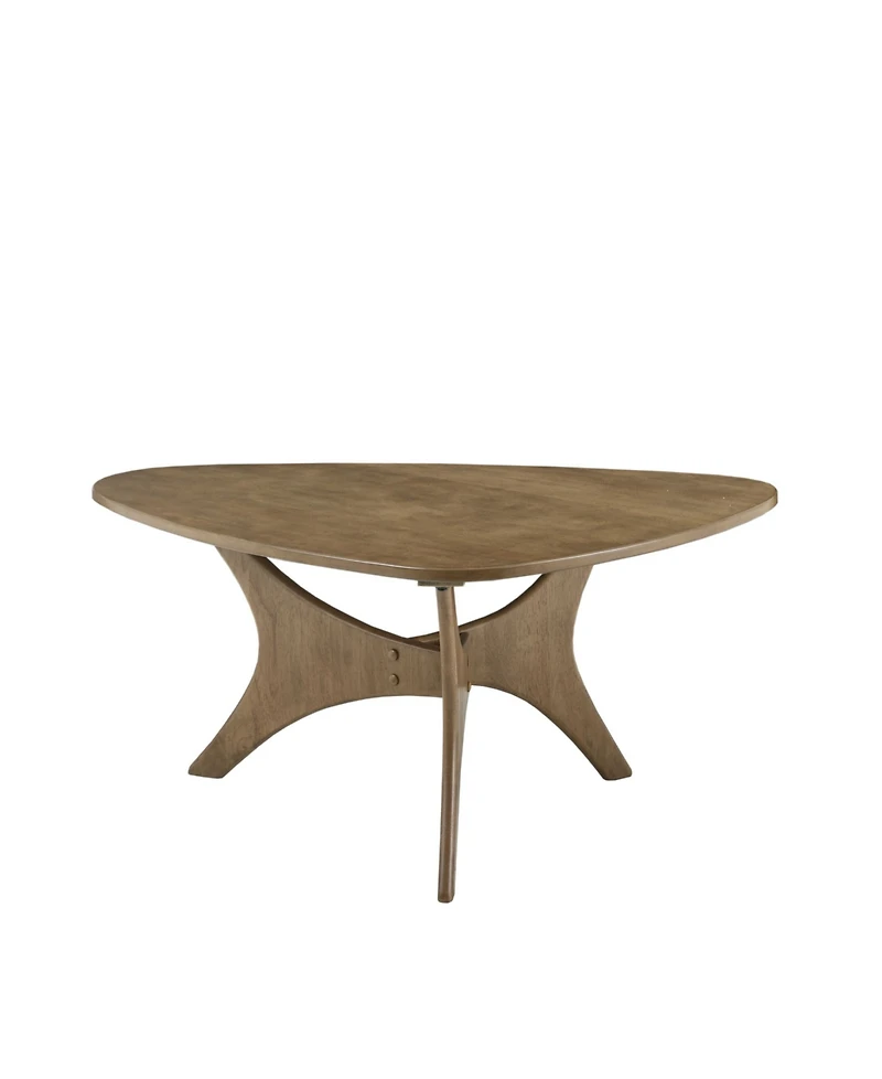 Ink+Ivy Blaze Triangle Wood Coffee Table