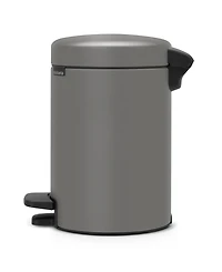 NewIcon Step On Trash Can, 0.8 Gallon, 1.3 Liter