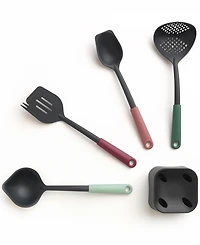 Brabantia Kitchen Utensils 4-Pc. Set plus Stand