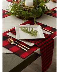 Design Imports Reversible Gingham - Buffalo Check Placemat Set
