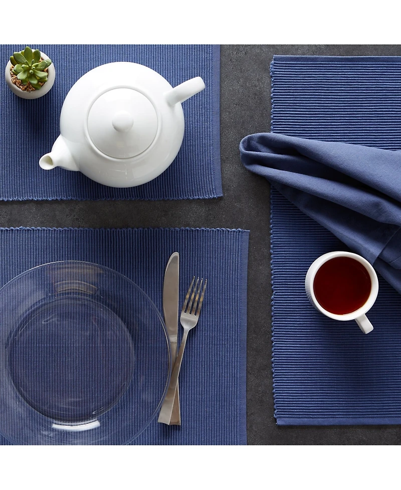 Design Imports Ribbed Placemat, Set of 6