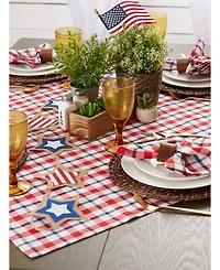 Design Imports American Plaid Kitchen Textiles, 70" Round, American Plaid, 1 Piece