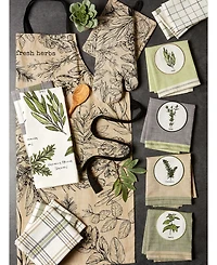 Design Imports Fresh Herbs Kitchen Textiles, Fresh Herbs, 35" x 28", 1 Piece