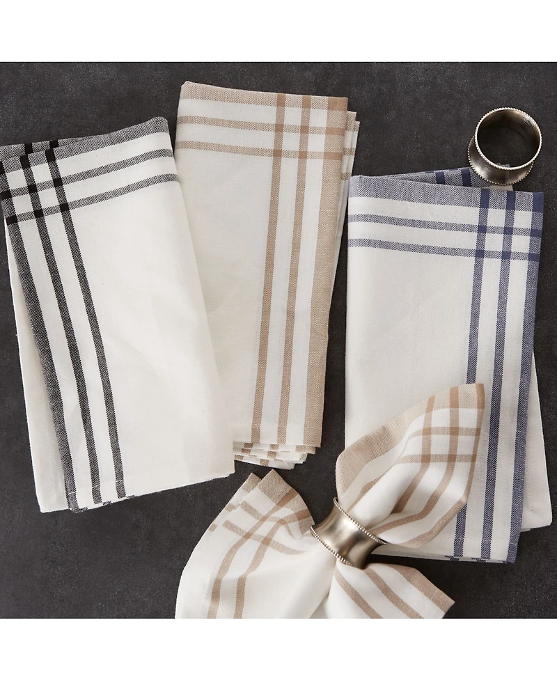 Design Imports Home Sweet Farmhouse Kitchen Textiles, 20" x 20", Set of 6