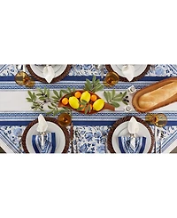Design Imports Porto Stripe Print Table Runner, 14" x 72"
