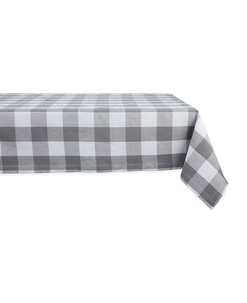 Design Imports Buffalo Check Tablecloth, 60" x 120"