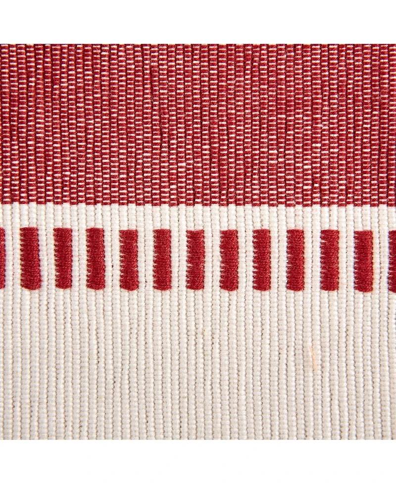 Design Imports Dobby Stripe Table Runner