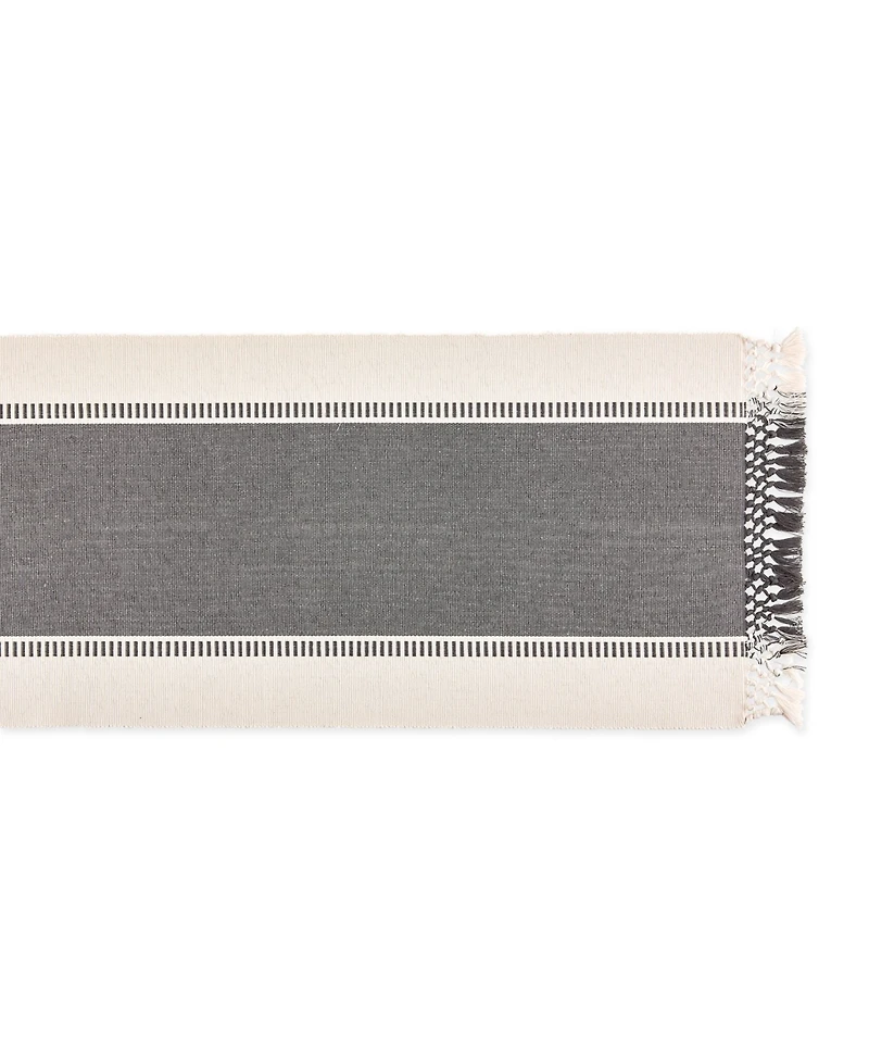 Design Imports Mineral Dobby Stripe Table Runner, 13" x 72"