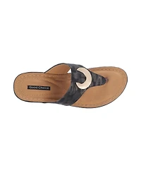 Gc Shoes Women's Genelle Thong Wedge Sandals