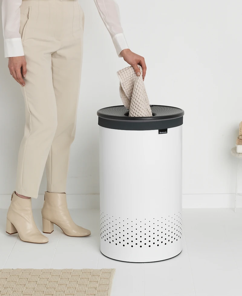 Brabantia 16-Gallon Laundry Hamper with Lid