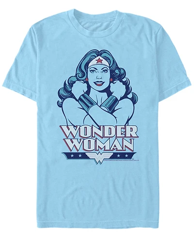 Men's Wonder Woman Arms Crossed Short Sleeve T-shirt